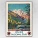 20 x 28 in. Rainier National Park C1920s Vintage Travel Poster Wall Art Multi Color