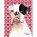 Cooper Love and Hearts Boxer Flag Canvas House Size