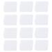 NUOLUX 12 Pcs Small Clear Plastic Containers Component Storage Box Mini Tool Box (7x7x2.0cm)