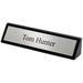 Dacasso Classic Leather Nameplate - Black