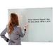 Magnetic Glass Whiteboard - 48 x 36 in. - White