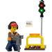 LEGO City: Construction Worker with Jackhammer and Traffic Light