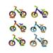 Waroomhouse Hands-on Ability Bike Toy Kids Bicycle Toy Mini Bicycle Toy Detachable Movable Wheels Rotating Head Diy Kids Toddlers Assembly Toy Desktop Bike