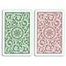 Copag 1546 Poker Green-Burgundy Jumbo - Green/Burgundy