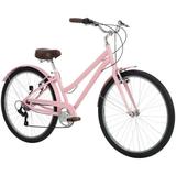 Huffy Women s 27.5 in. Sienna Comfort Bike 7 Speed Pink