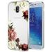 Zoeirc Galaxy J7 Refine/J7 2018/J7 Star/J7 V 2nd Gen/J7 Aero Case Clear Case for Girls Women Soft TPU Shockproof Protective Transparent Phone Case Cover for Samsung Galaxy J7 2018(Blossom Flower)