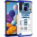 Candykisscase Compatible with Samsung Galaxy A21 Case Samsung A21 Cover R2D2 Astromech Droid Robot Pattern Shock-Absorption Hard PC and Inner Silicone Hybrid Dual Layer Armor Defender Case