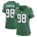 Women's Nike Jalen Carter Kelly Green Philadelphia Eagles Alternate Game Jersey