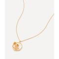 Alex Monroe 22ct Gold-Plated Mushroom Patch Loop Pendant Necklace One size