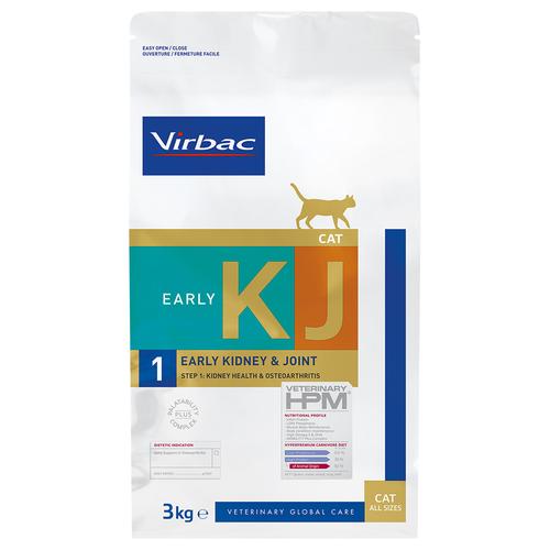 3kg Virbac Veterinary HPM Cat KJ1 Early Kidney & Joint Support Katzenfutter trocken