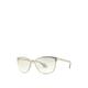 Mila ZB Sonnenbrille 019S-02 (55 mm) silber