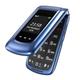 Senior Mobile Phone Simple for Elderly, Basic Cell Phone with Large Buttons, Flip Phone, Unlocked Senior Mobile Phone with 2.4" Color Display | SOS Button |1000mAh Battery | FM Radio | Torch Blue