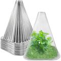 ARMYJY Garden Cloches, 30 Pack Reusable Plant Bell Cover,Bell Jar Cloches for Protection Against Sun Frost