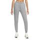 NIKE Women's Club Flc Mr Std Pants, Dk Grey Heather/White, L