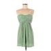 BCBGMAXAZRIA Cocktail Dress: Green Dresses - Women's Size Medium