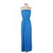 J.Crew Casual Dress - Maxi: Blue Dresses - Women's Size X-Small