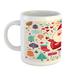 East Urban Home Jolly Santa Coffee Mug Ceramic in Brown/Red | 4.9 H x 3.6 W in | Wayfair 4D206D62B4C447488401FE5331478FA2