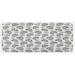 0.1" x 47" L X 19" W Kitchen Mat - East Urban Home Skull Kitchen Mat 0.1 x 19.0 x 47.0 in black/brown/white, | 0.1" H X 47" L X 19" W | Wayfair