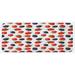 Red 0.1" x 47" L X 19" W Kitchen Mat - East Urban Home Fruits Kitchen Mat 0.1 x 19.0 x 47.0 in blue/, Polyester | 0.1" H X 47" L X 19" W | Wayfair