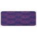 Purple 0.1" x 47" L X 19" W Kitchen Mat - East Urban Home Paisley Flower Inspired Design w/ Inner Swirls Leaves Image Pink & Dark Blue Kitchen Mat 0.1 x 19.0 x 47.0 in indigo | Wayfair