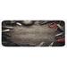 Brown 0.1 x 19 x 47 in Kitchen Mat - East Urban Home Grungy Tools On A Wooden Board Manual Manufacturing Repairing In Workshop Grey Red Kitchen Mat | Wayfair