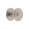 Grandeur Circulaire 1 3/8" Diameter Round Knob Metal in Gray | 1.25 D in | Wayfair 804709