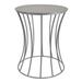 Everly Quinn Trigo Plant Stand Metal in Gray/White | 21 H x 17 W x 17 D in | Wayfair C875BAE6012C48ABA8B2024CE2CDA259