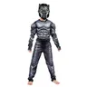 Supereroe Black Panther Costume Cosplay ragazzi supereroe maschera vestito personaggio del film