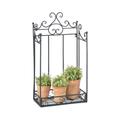 Etagère pliante à plantes arabesques demi-ronde