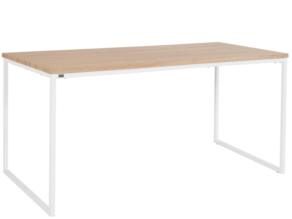 Table à manger en effet chêne blanc 8 personnes L180