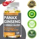 Alxfresh Korean Red Panax Ginseng Ginkgo Biloba Zinc Ashwagandha Capsules | Non-GMO Vegan |