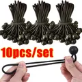 10pcs Bungee Cord Ball Tarp Canvas Tarpaulin Flagpole Ties Cord Ends Elastic Rope Lace Fixed Boat
