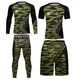 Men MMA Compression Sports Suit Rash Guard T-shirt+Pant Set Training MMA Kit Rashguard Boxing