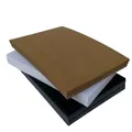 20 Sheets/set DIY Blank Black White Kraft Paper Memo Pad DIY Card Bookmark Kraft Paper Drawing