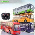 1/30 Kids Toy Rc Car Remote Control School Bus with Light Tour Bus 2.4G Radio Controlled Electric