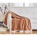 HomeEssentials Ultra Lush Heavy Sherpa Throw Blanket (50" x 60") - Mocha