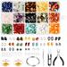 Gemstones for Jewelry Making 1126PCS Rock Beads with Pendants Earring Supplies and Making Tools Kit for DIY Bracelet Necklace and Earrings