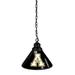 NCAA Appalachian State University Single Shade Pendant Light - Black