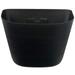 Natures Distributing WpotBlk1set 9.5 in. x 7 in. x 12 in. Self-Watering Wall Planter - Black