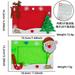 NUOLUX 2Pcs Christmas Felt Photo Frames Holiday Picture Frames Small Holiday Photo Holder Frame