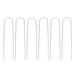 HOMEMAXS 8Pcs Outdoor Stake Landscape Ground Stakes Garden Metal Stakes Yard U Shaped Stakes