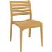 Ares Outdoor Dining Chair Teak Brown