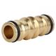 DEWIN Hose Tap - Brass Hose Tap Brass Hose Tap Connector Threaded Garden Water Pipe Adaptor Fitting