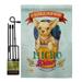 BD-PT-GS-110098-IP-BO-D-US18-WA 13 x 18.5 in. Chihuahua Micro Brew Nature Pets Vertical Double Sided Mini Garden Flag Set with Banner Pole