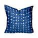 16 x 4 x 16 in. Blue & White Enveloped Gingham Throw Indoor & Outdoor Pillow