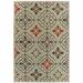 6 x 9 ft. Gray Geometric Stain Resistant Indoor & Outdoor Rectangle Area Rug - Gray - 6 x 9 ft.
