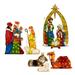 TRINGKY Led Nativity Scene Series Ground Stake Acrylic Jesus Nativity Set Ornament for Home Outdoor Yard Lawn Decoration New Year Gift