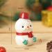 Easter Decorations- Christmas Statue Miniature Snowman Santa Claus Resin Craftwork Home Garden Decorations Statue