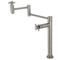 18.19 in. Concord Deck Mount Pot Filler Brushed Nickel