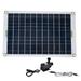 Solar Water Pump Solar Fountain Pump Solar Water Pump Kit 50W Panel 800L/h 12V Low Noise DC Durable Silicone Plastic